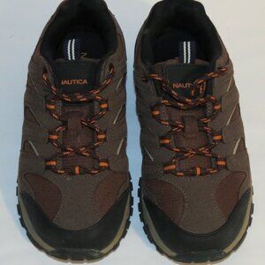 Boys Nautica Paxter Brown Hiking Style Sneakers